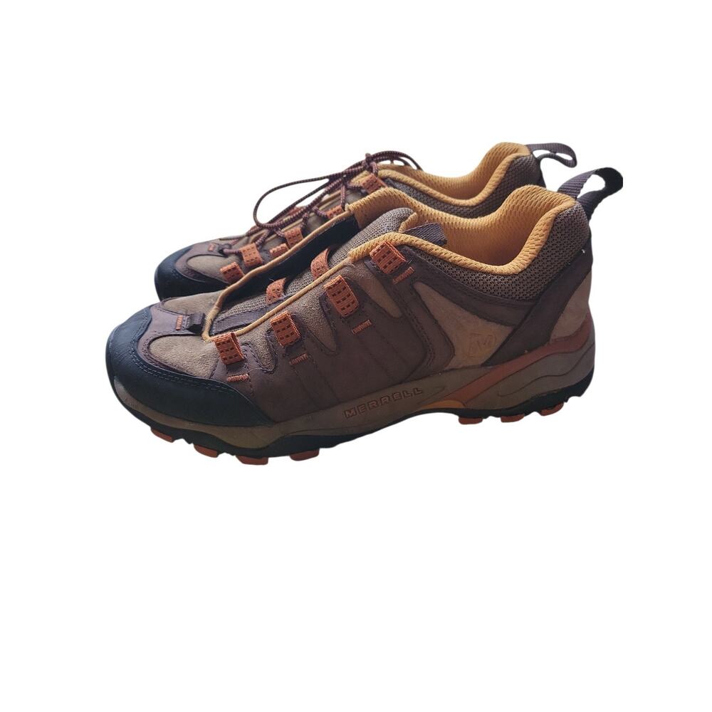 MERRELL Pandora Omni-PIT Brown Leather Trail Hiking Shoes Women's 8.5 M - Picture 3 of 8
